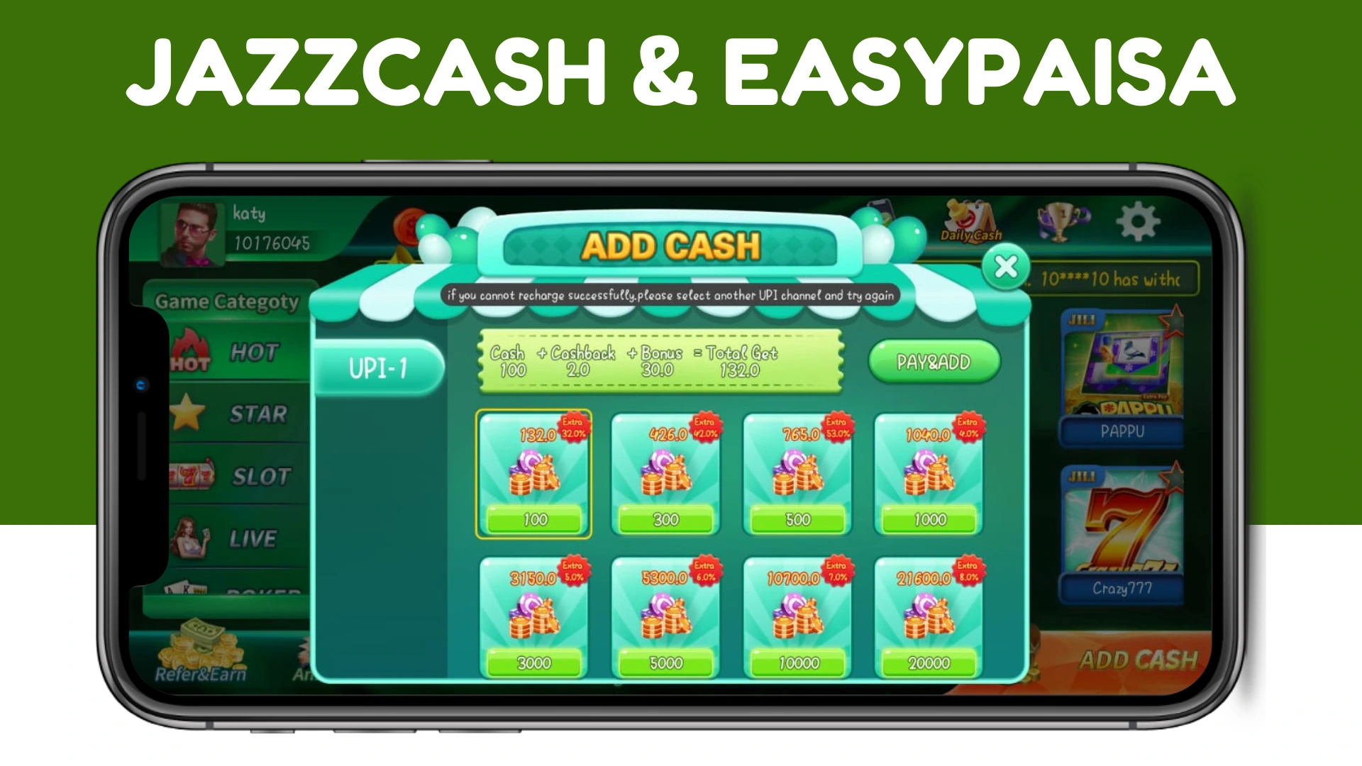 Frenzy winner game login